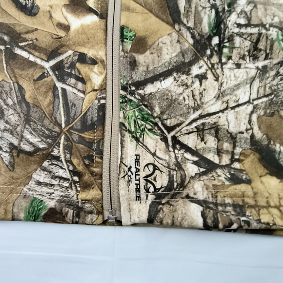 RealTree Xtra Camo Jacket Adult 2XL Softshell Full Zip Fleece Lined Hunting - Picture 6 of 14